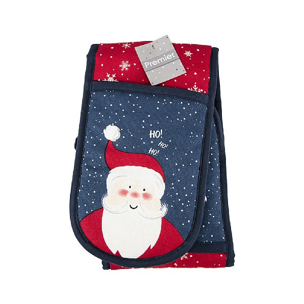 90cm Santa Double Oven Gloves