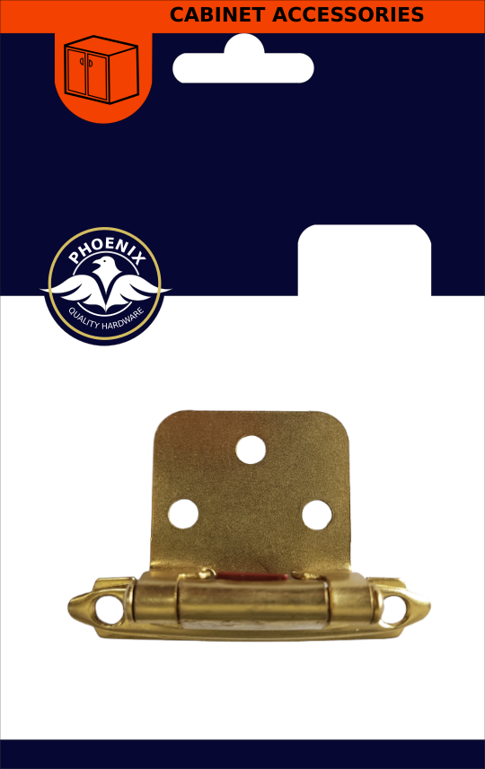 PHX Self Closing Cab Hinge  Brass