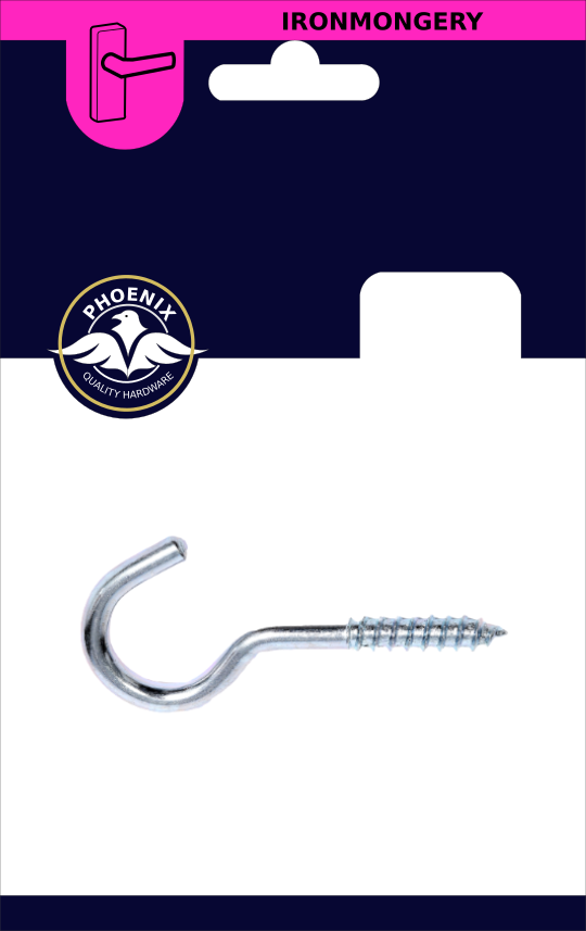 PHX 60x10mm Screw Hooks