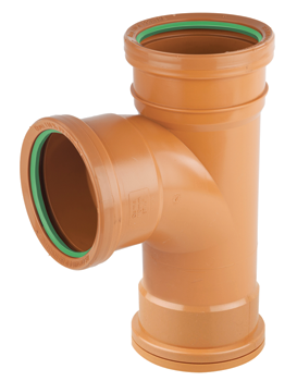 4"x4" x90 Sewer D/S Equal Junction 87.5 Degree 110mm