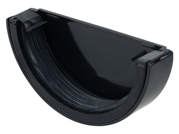 Roundline Stopend External 12mm Black