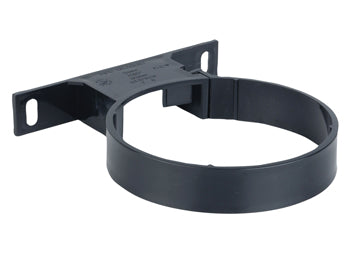 4" Soil Pipe Bracket  110mm Black