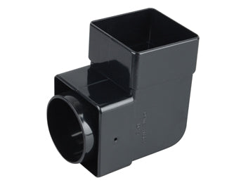 Squareline Pipe Bend 87.5 Degrees 61mm Black