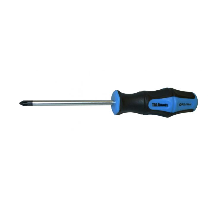 Tala PZ2x100mm Pozidriv Screwdriver