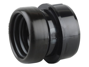 Soil S/S Boss Adapter 50x40mm Black