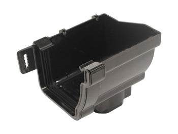 Stormline Stopend Outlet Right-Hand 111m Black