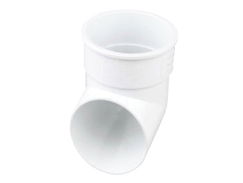 Roundline Pipe Shoe 68mm White