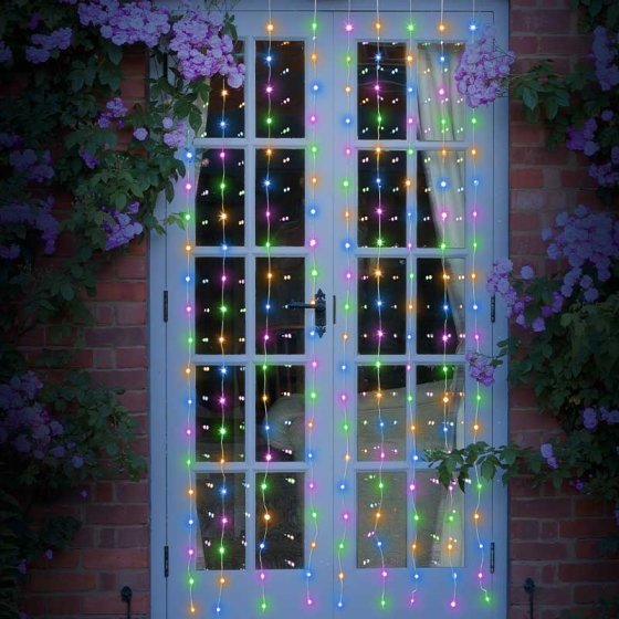 Party Curtain Lights Multi Coloured