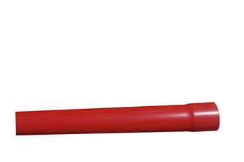 6" ESB DUCT Pipe Socketed 160mm Red 6m