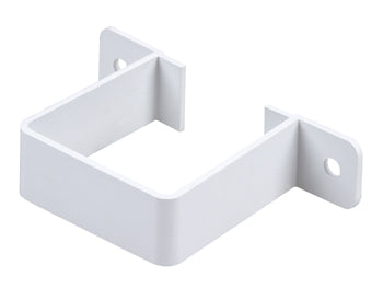 Squareline Pipe Bracket 61mm White