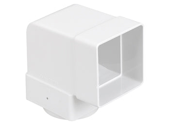 Squareline Pipe Bend 87.5 Degrees 61mm White