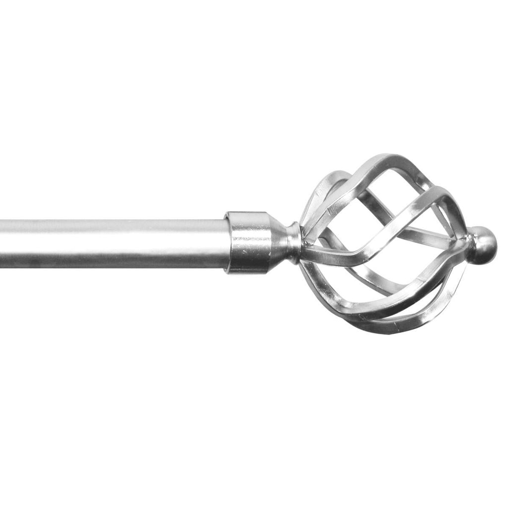De Vielle Classic Extendable Metal Cage Silver 30-32mm 1.2-2.1m