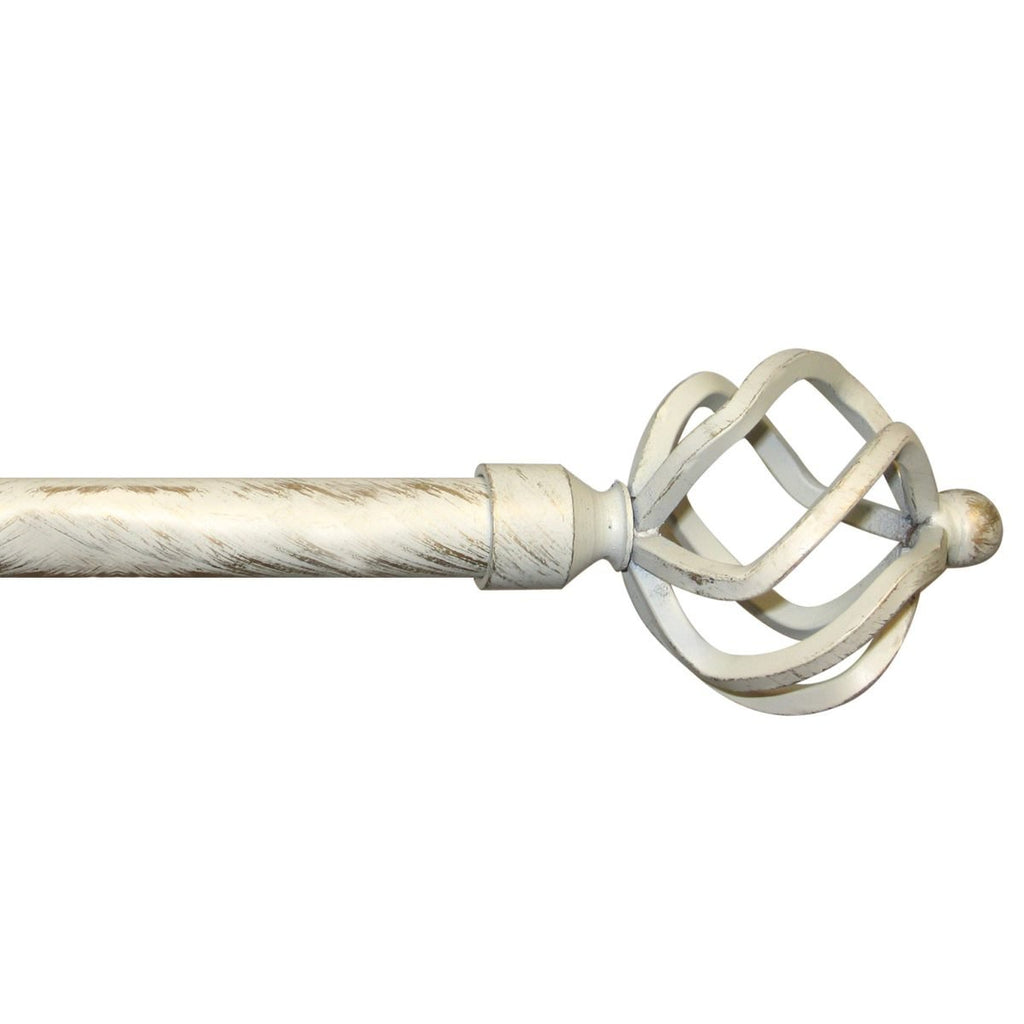 De Vielle Classic Extendable Metal Cage Cream Gold 30-32mm 1.2-2.1m