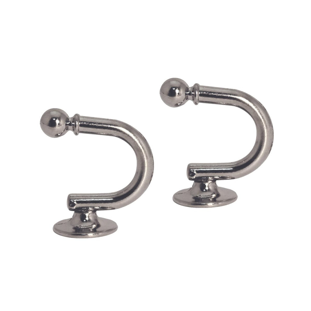De Vielle Essentials Curtain Tie Backs Silver 2pk