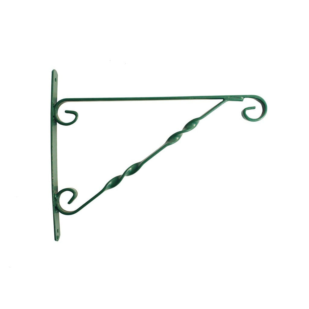 12" Blossom Hanging Basket Bracket Green