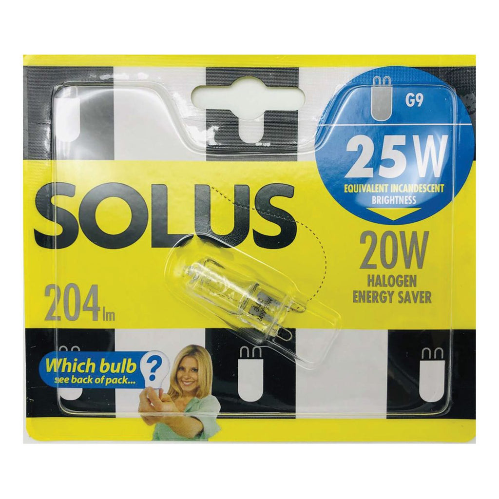 Solus 25w G9 Halogen Energy Bulbs
