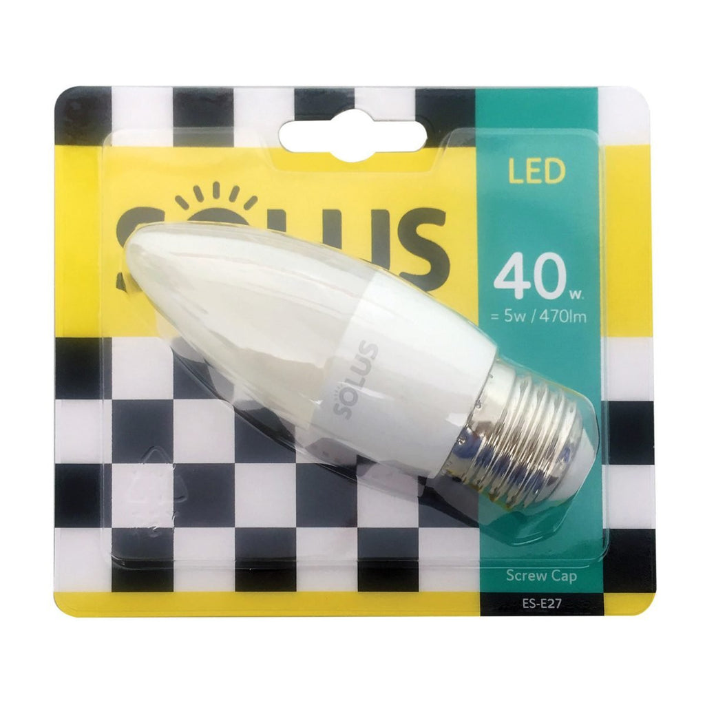Solus 40w=5w ES SMD C35 Candle LED Non-Dimm