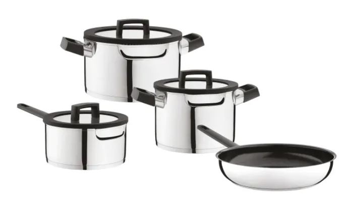 4-pc Cookware Set Uqonic Downdraft Pot Set