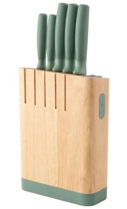 6-pc Knife Block Set Forest