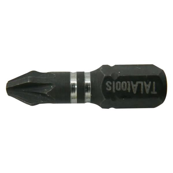 Tala 25mm PZ2 Impact Screwdriver Bit 2 Piece