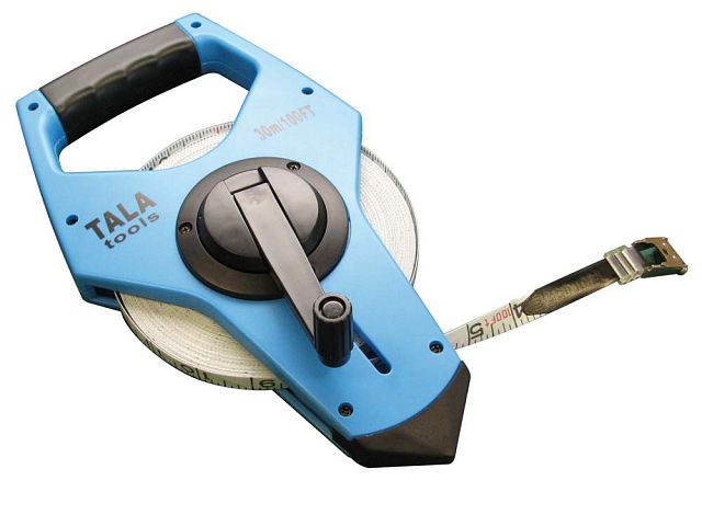 Tala 30m/100ft Fibreglass Open Frame Tape