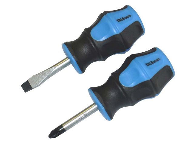 Tala Pack of 2 Stubby Screwdrivers