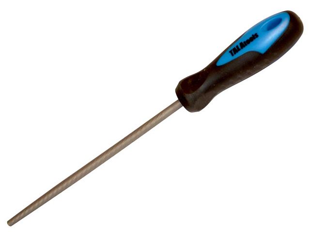 Tala 8in Handled Round Second Cut File