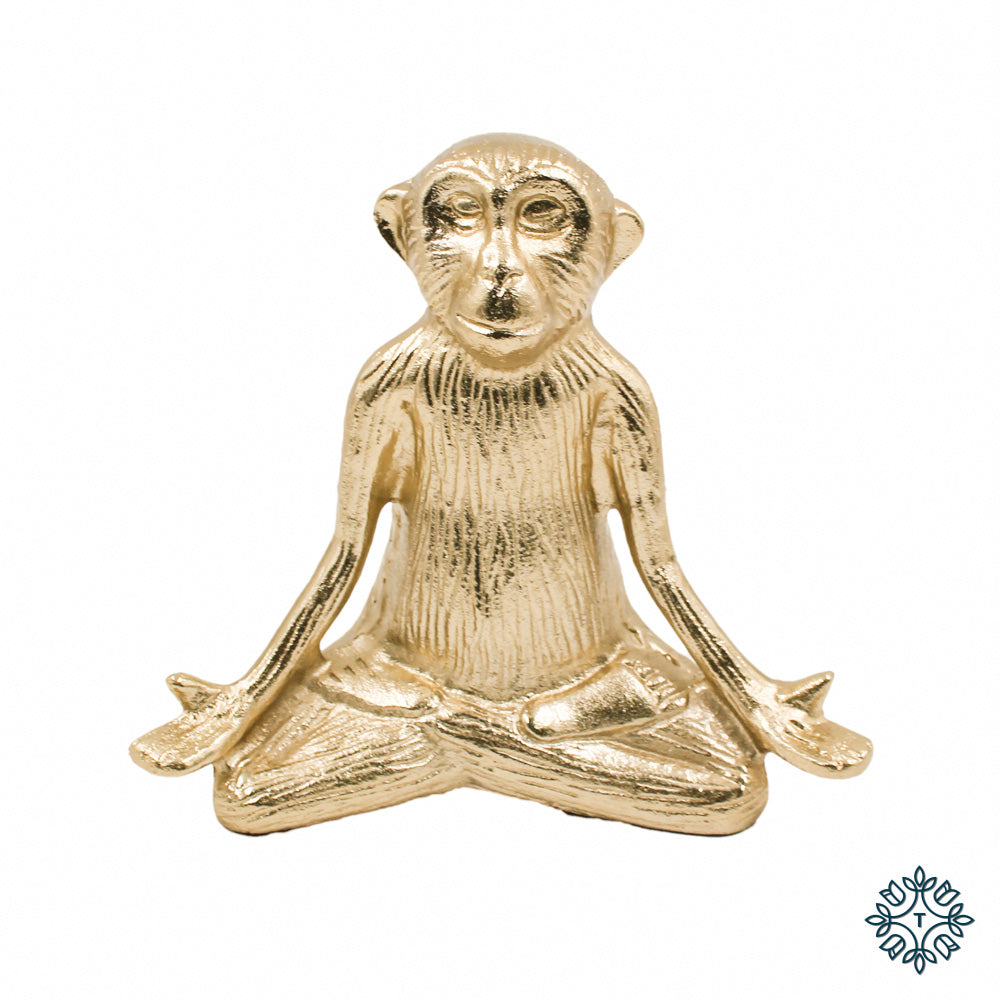 Safari Yoga Monkey Gold
