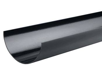 5" Superline Gutter 125mm Black 4m