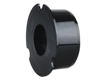 Soil Plain Ended Socket Plug 110mm Black