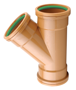 6"x6" Sewer D/S Equal Junction 45 Degree 160mm