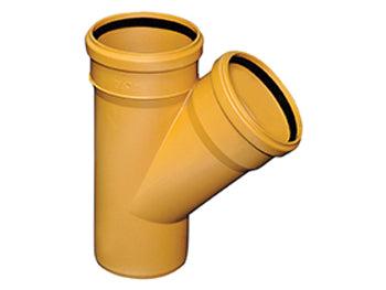 Sewer S/S Unequal Branch 45 Degree 160x110mm