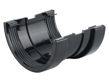 5" Superline Gutter Union 125mm Black