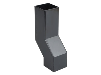Squareline Pipe Wall Offset 61mm Black