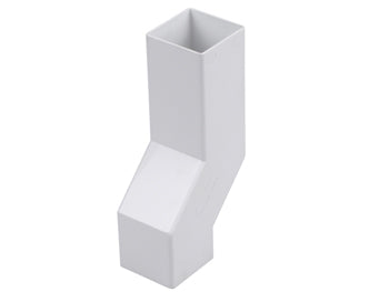 Squareline Pipe Wall Offset 61mm White