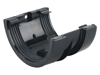 Roundline Gutter Jointing Bracket 112mm Black