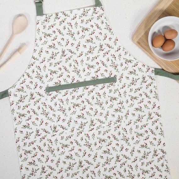 Adult Hollyberry Apron