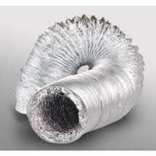 3mtr Aluminium Flexi Hose 4" 100mm