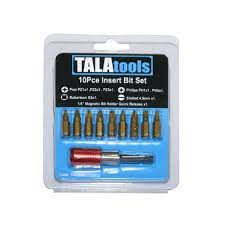 Tala 10 Piece Screwdriver Bit Set