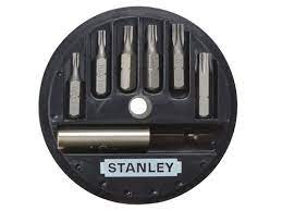 Stanley 1/4 Hex 7pce Bit Set Torx
