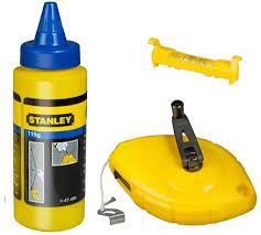 Stanley Chalk Reel With Chalk and Line Level 30M