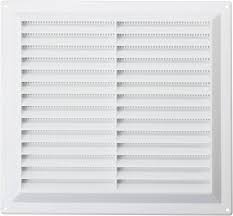 MAP Fixed PVC Louvre Vent 9" x 9"