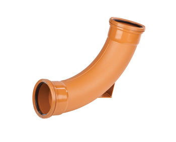 Sewer D/S Long Radius Bend 87.5 Degrees 110mm