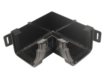 Stormline Gutter Angle Internal 90 Degrees 111mm Black