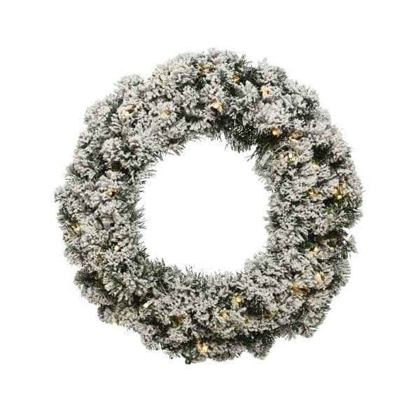 LED Imperial Wreath Snowy Battery Operated Indoor