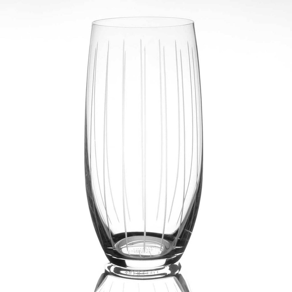 Vertical Cut Set of 6 Hiball Glasses 470ml
