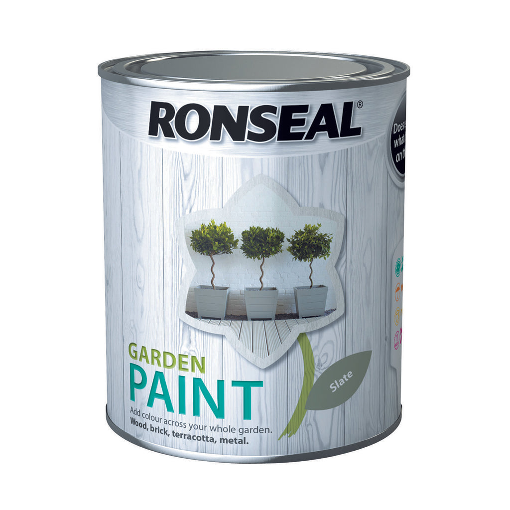 Ronseal Garden Paint 750ml Slate