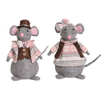 Mouse Door Stop 28cm 2 Assorted