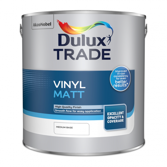 Dulux Vinyl Matt Medium Base 2.5L