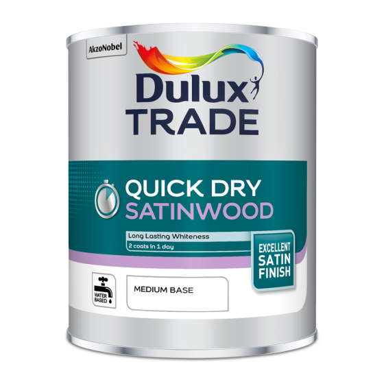 Dulux Quick Dry Satinwood Medium Base 1L